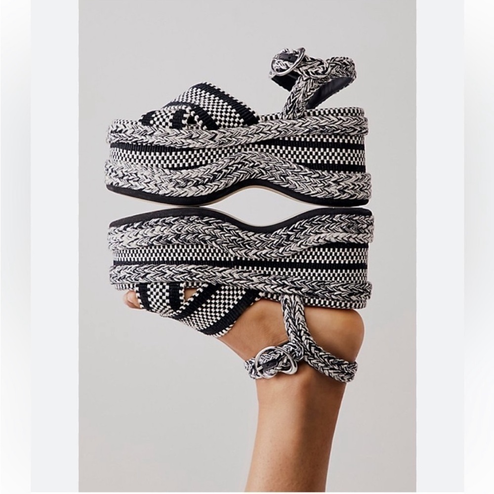Free People x Amambaih Beatrix Wrap Sandals Size EU 40 or US 10 NEW
